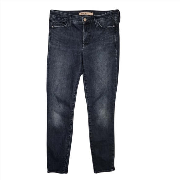 Athleta Denim - Athleta Skinny Jeans High Rise Dark Wash Stretch Sculptek sz 4